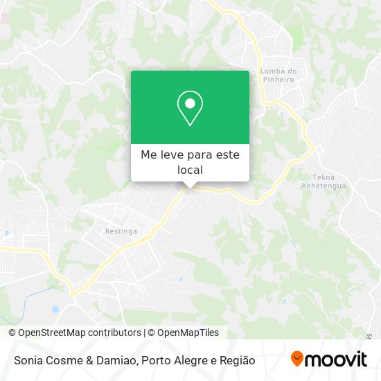 Sonia Cosme & Damiao mapa