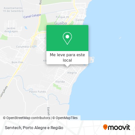 Servtech mapa