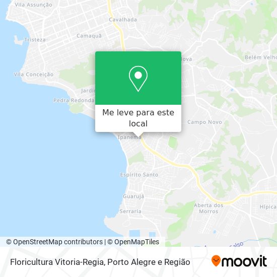 Floricultura Vitoria-Regia mapa