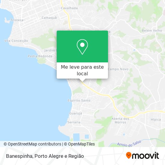 Banespinha mapa