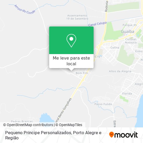 Pequeno Príncipe Personalizados mapa