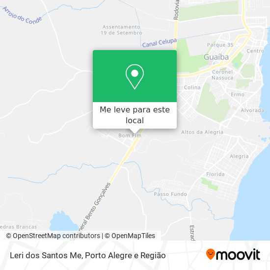 Leri dos Santos Me mapa