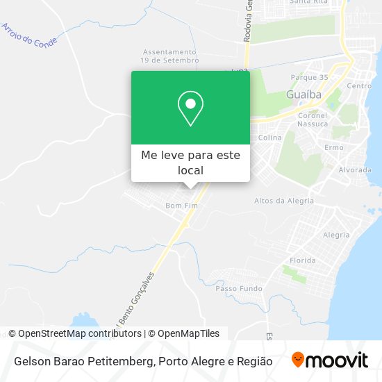 Gelson Barao Petitemberg mapa