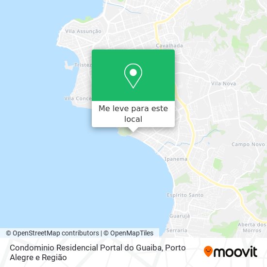 Condominio Residencial Portal do Guaiba mapa