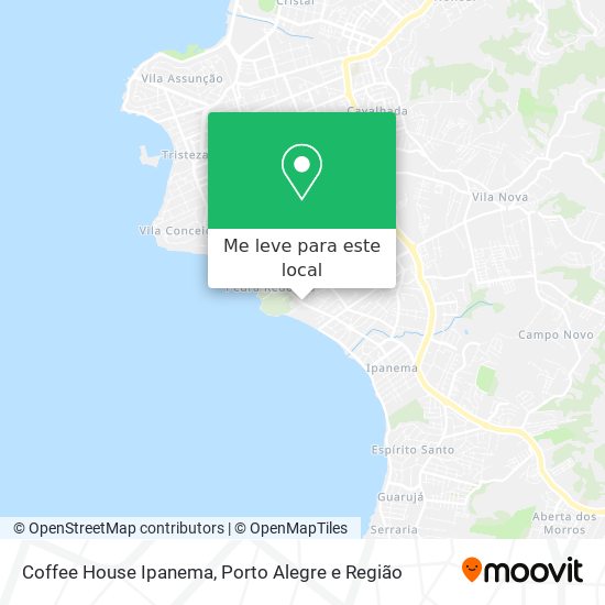 Coffee House Ipanema mapa