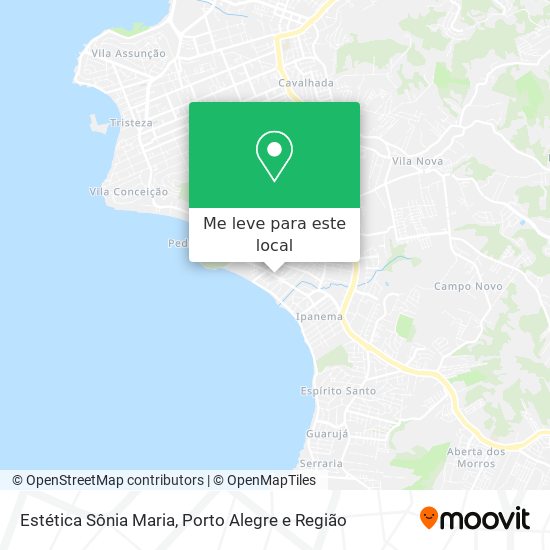 Estética Sônia Maria mapa