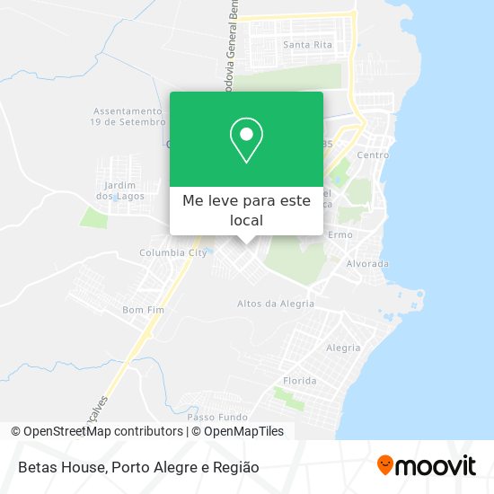 Betas House mapa