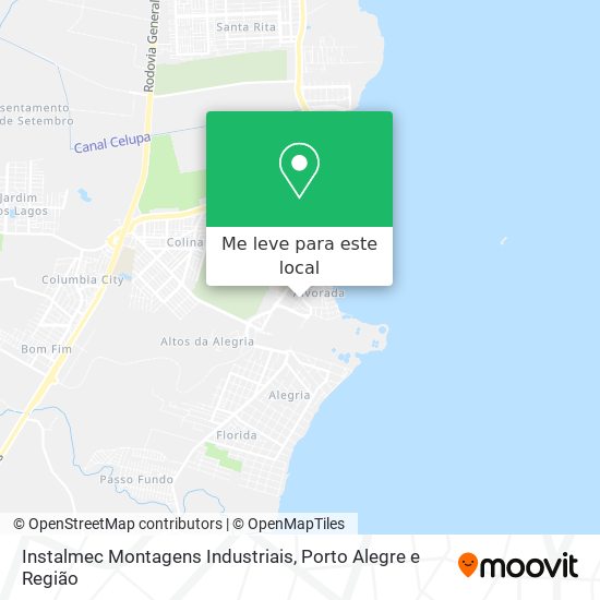 Instalmec Montagens Industriais mapa