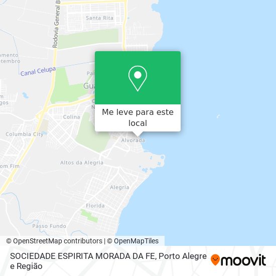 SOCIEDADE ESPIRITA MORADA DA FE mapa