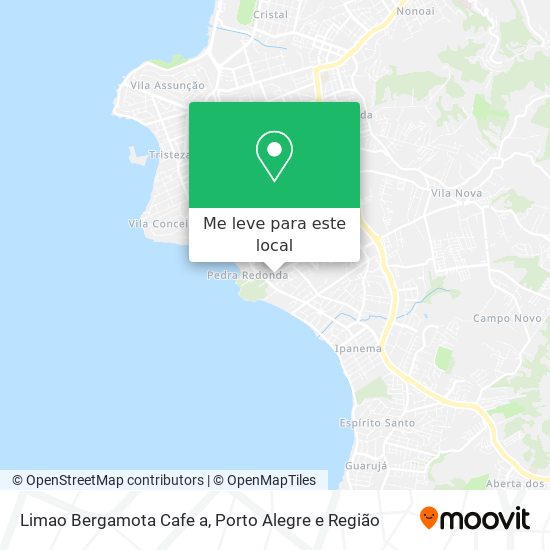 Limao Bergamota Cafe a mapa