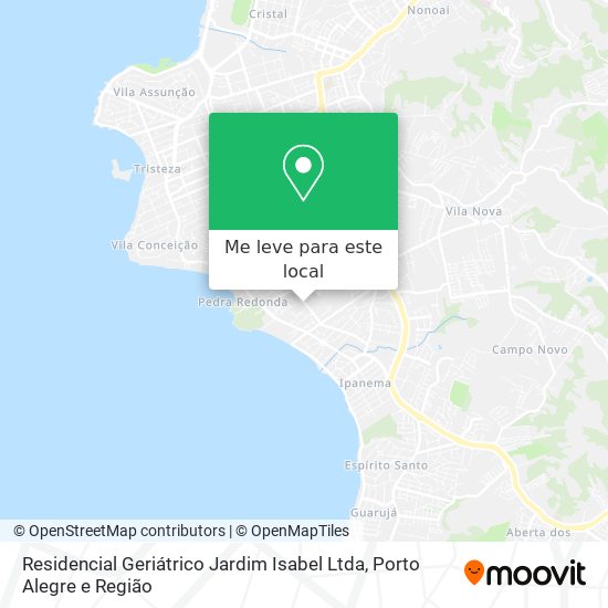 Residencial Geriátrico Jardim Isabel Ltda mapa