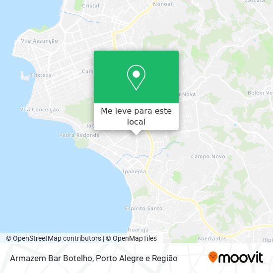 Armazem Bar Botelho mapa
