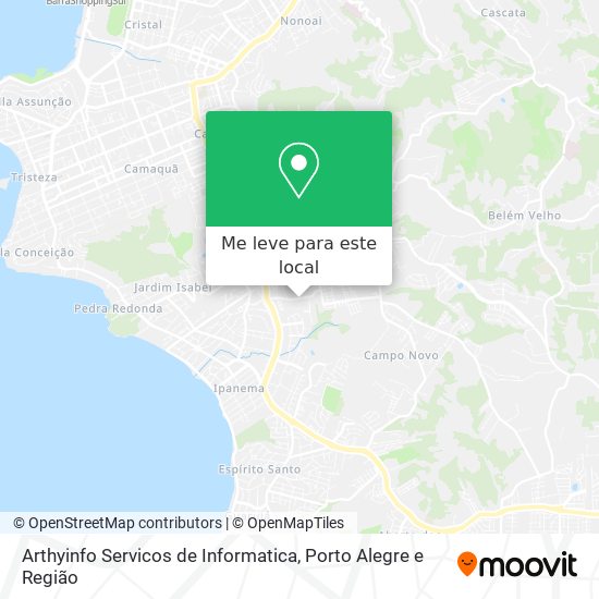 Arthyinfo Servicos de Informatica mapa