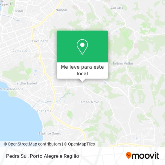 Pedra Sul mapa