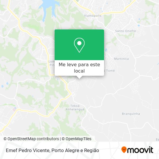 Emef Pedro Vicente mapa