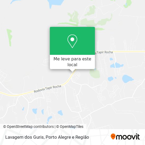Lavagem dos Guris mapa
