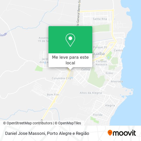 Daniel Jose Massoni mapa