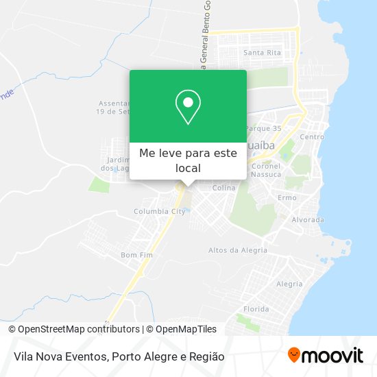 Vila Nova Eventos mapa