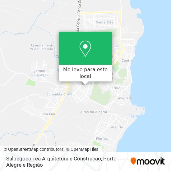 Salbegocorrea Arquitetura e Construcao mapa