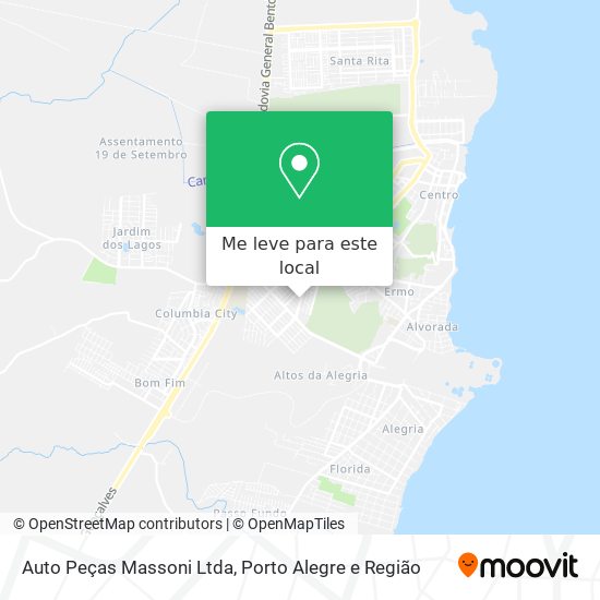 Auto Peças Massoni Ltda mapa