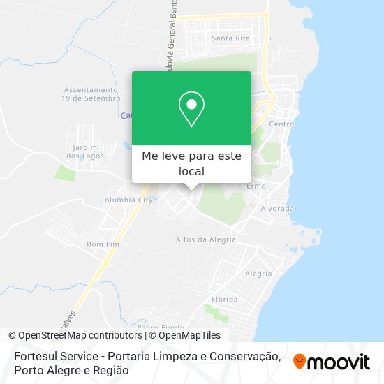 Fortesul Service - Portaria Limpeza e Conservação mapa