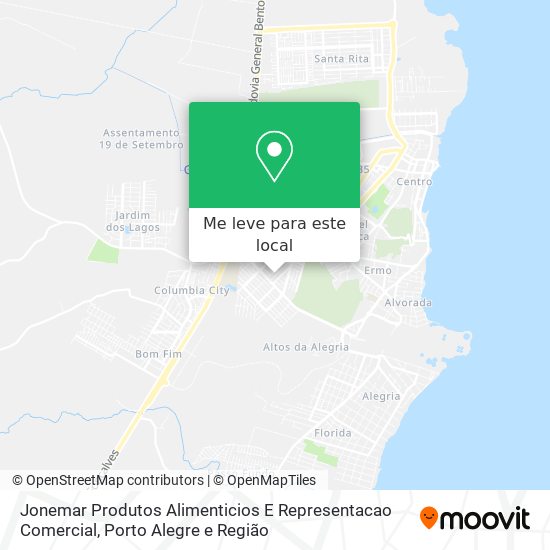 Jonemar Produtos Alimenticios E Representacao Comercial mapa