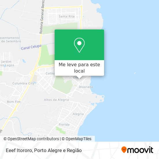 Eeef Itororo mapa