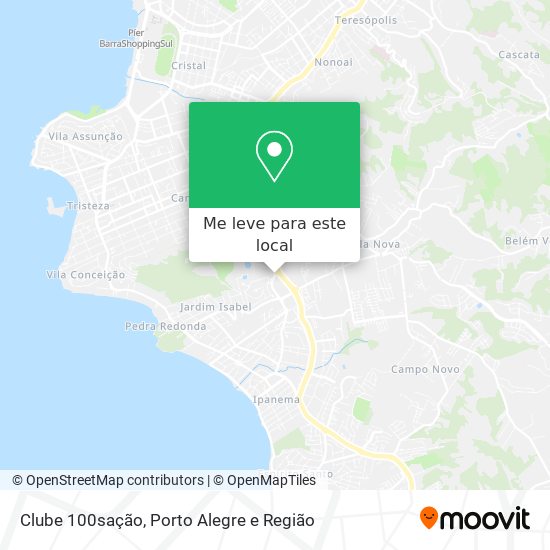 Clube 100sação mapa