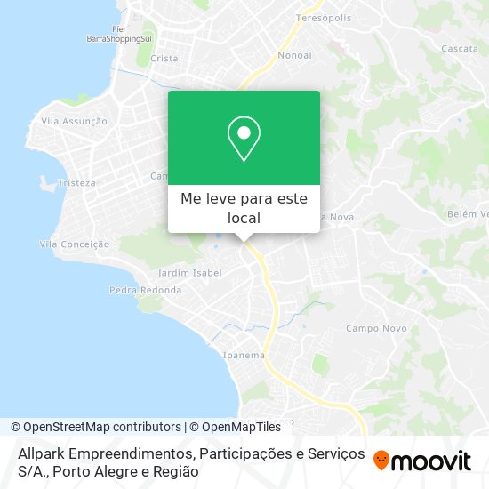 Allpark Empreendimentos, Participações e Serviços S / A. mapa