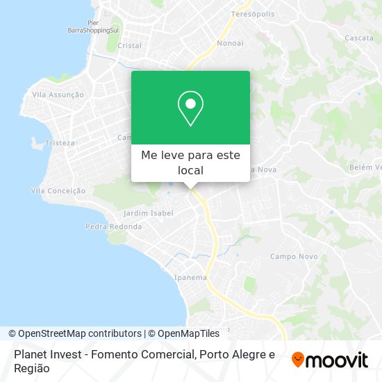 Planet Invest - Fomento Comercial mapa