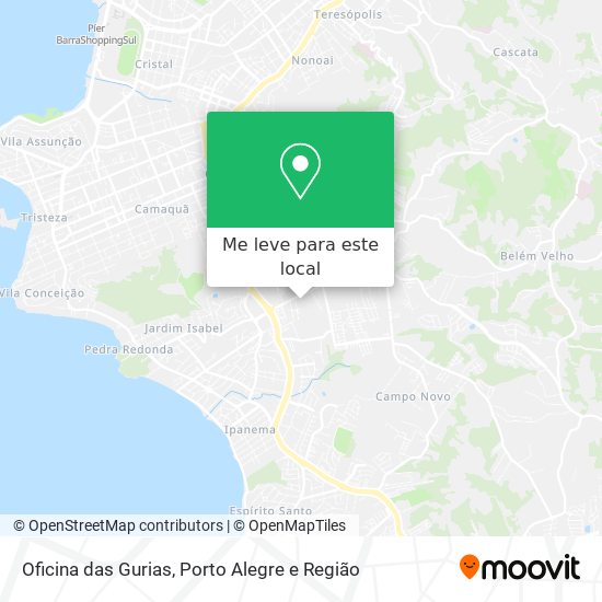 Oficina das Gurias mapa