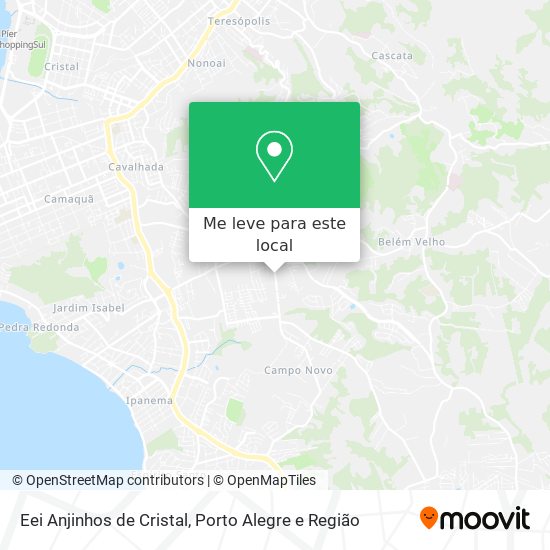 Eei Anjinhos de Cristal mapa