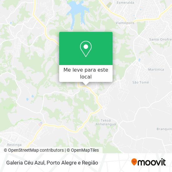 Galeria Céu Azul mapa