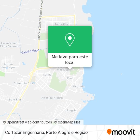 Cortazar Engenharia mapa