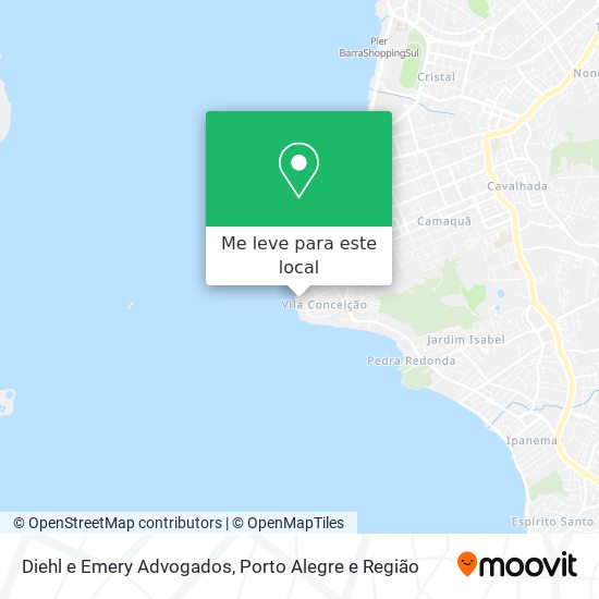 Diehl e Emery Advogados mapa