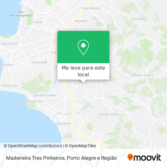 Madeireira Tres Pinheiros mapa