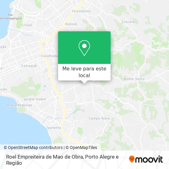 Roel Empreiteira de Mao de Obra mapa