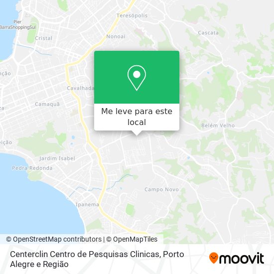 Centerclin Centro de Pesquisas Clinicas mapa