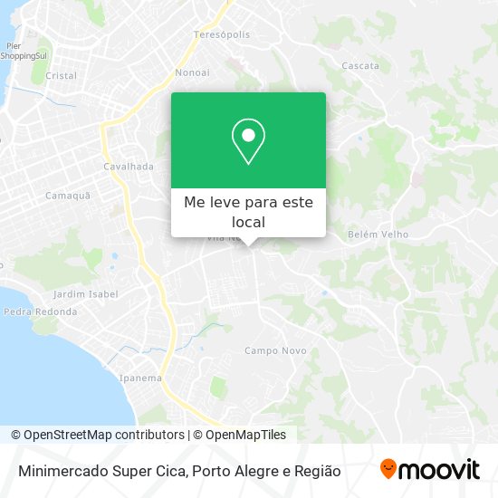 Minimercado Super Cica mapa