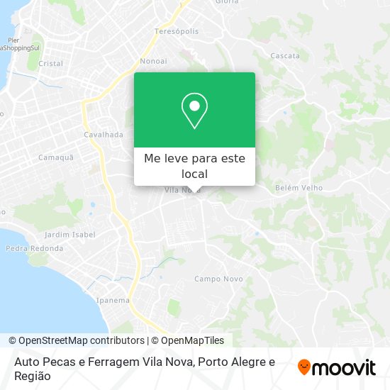 Auto Pecas e Ferragem Vila Nova mapa