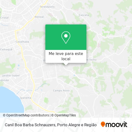 Canil Boa Barba Schnauzers mapa