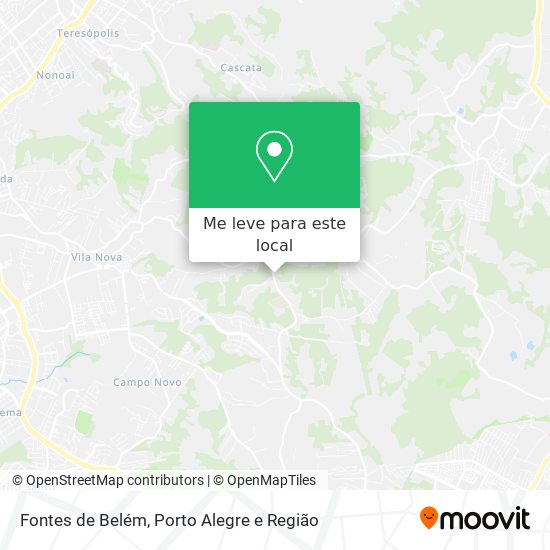 Fontes de Belém mapa