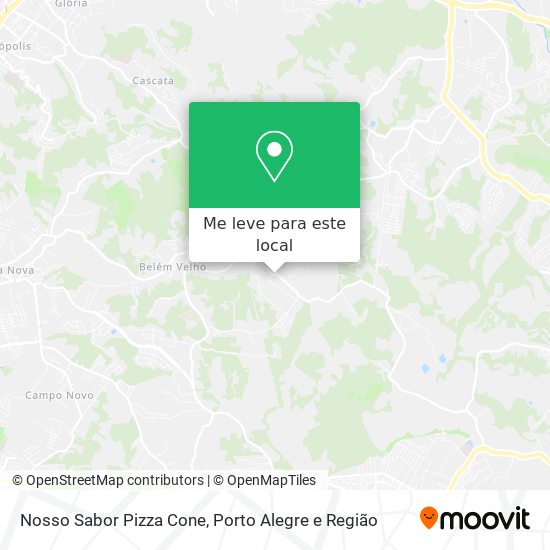 Nosso Sabor Pizza Cone mapa