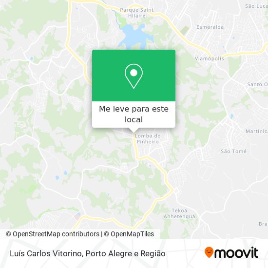 Luís Carlos Vitorino mapa