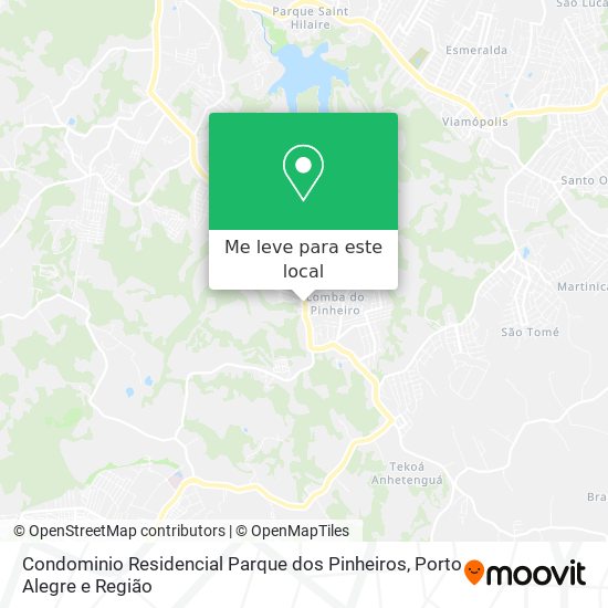 Condominio Residencial Parque dos Pinheiros mapa