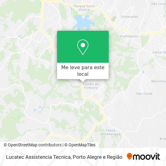 Lucatec Assistencia Tecnica mapa