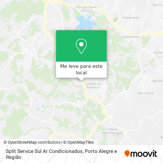 Split Service Sul Ar Condicionados mapa