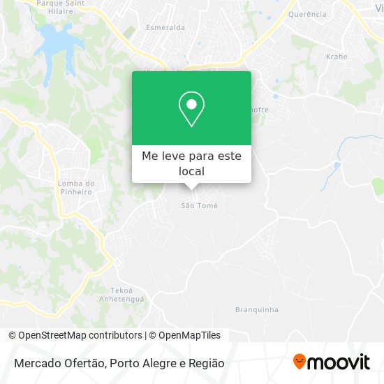 Mercado Ofertão mapa