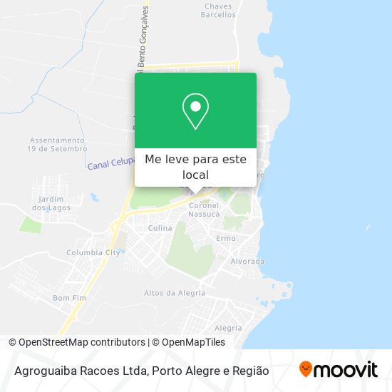 Agroguaiba Racoes Ltda mapa