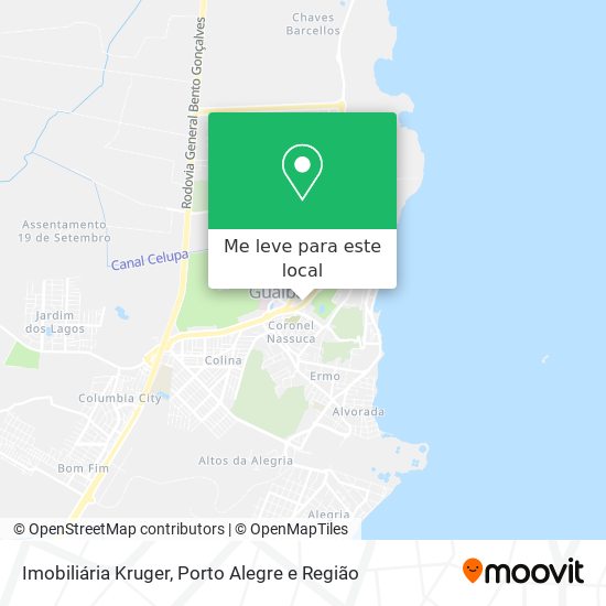 Imobiliária Kruger mapa